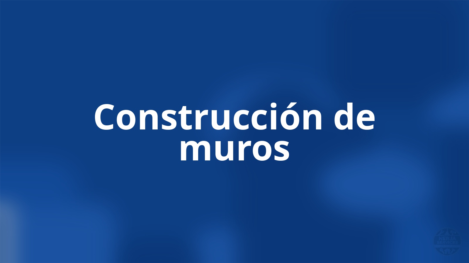 Construcción de muros Nerja