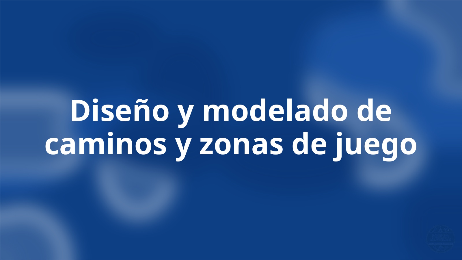 Diseño y modelado de caminos y zonas de juego Nerja