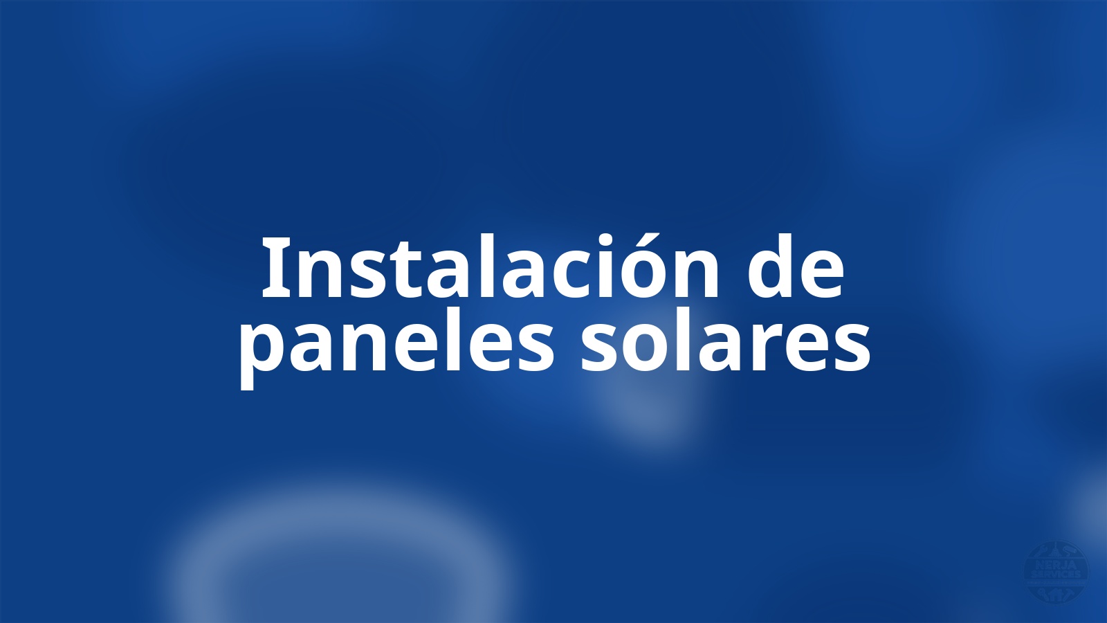 Instalación de paneles solares Nerja
