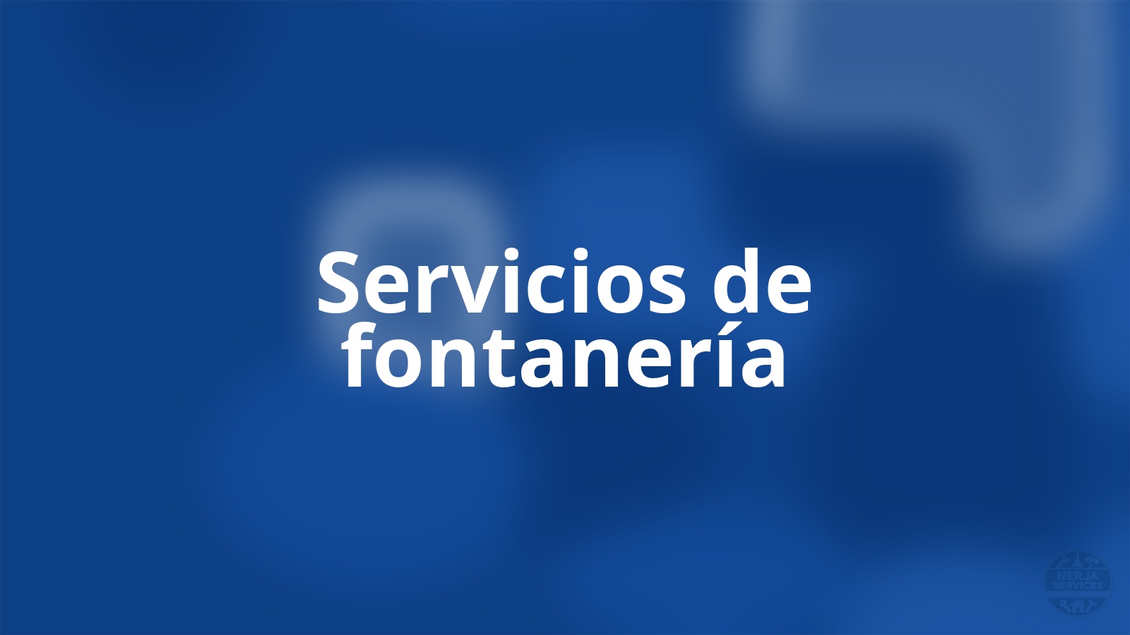 Servicios de fontanería Nerja