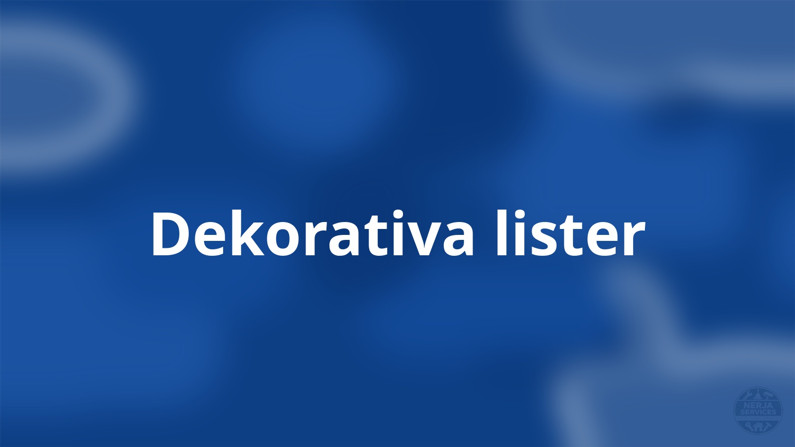 Dekorativa lister Nerja