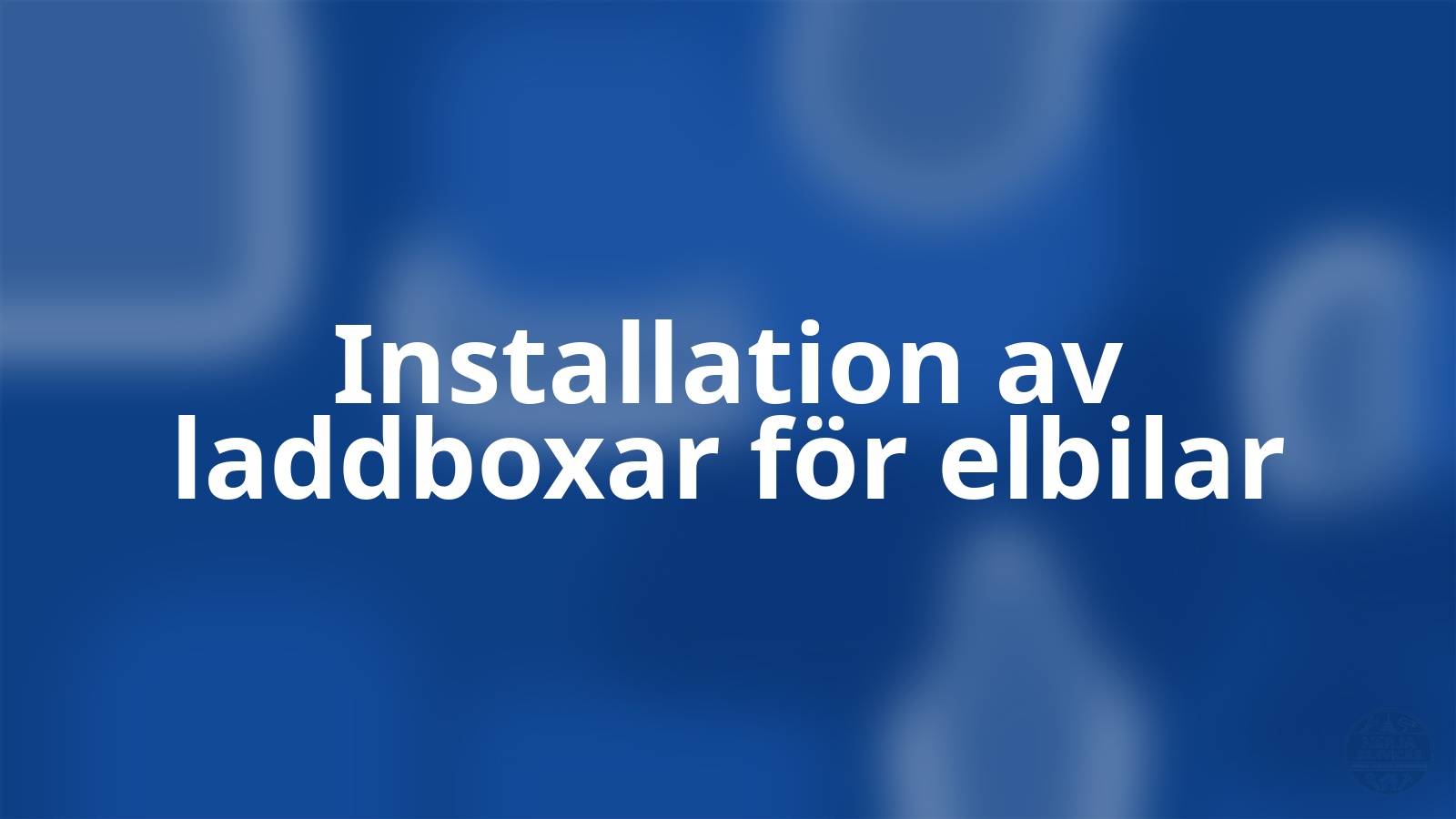 Installation av laddboxar för elbilar Nerja