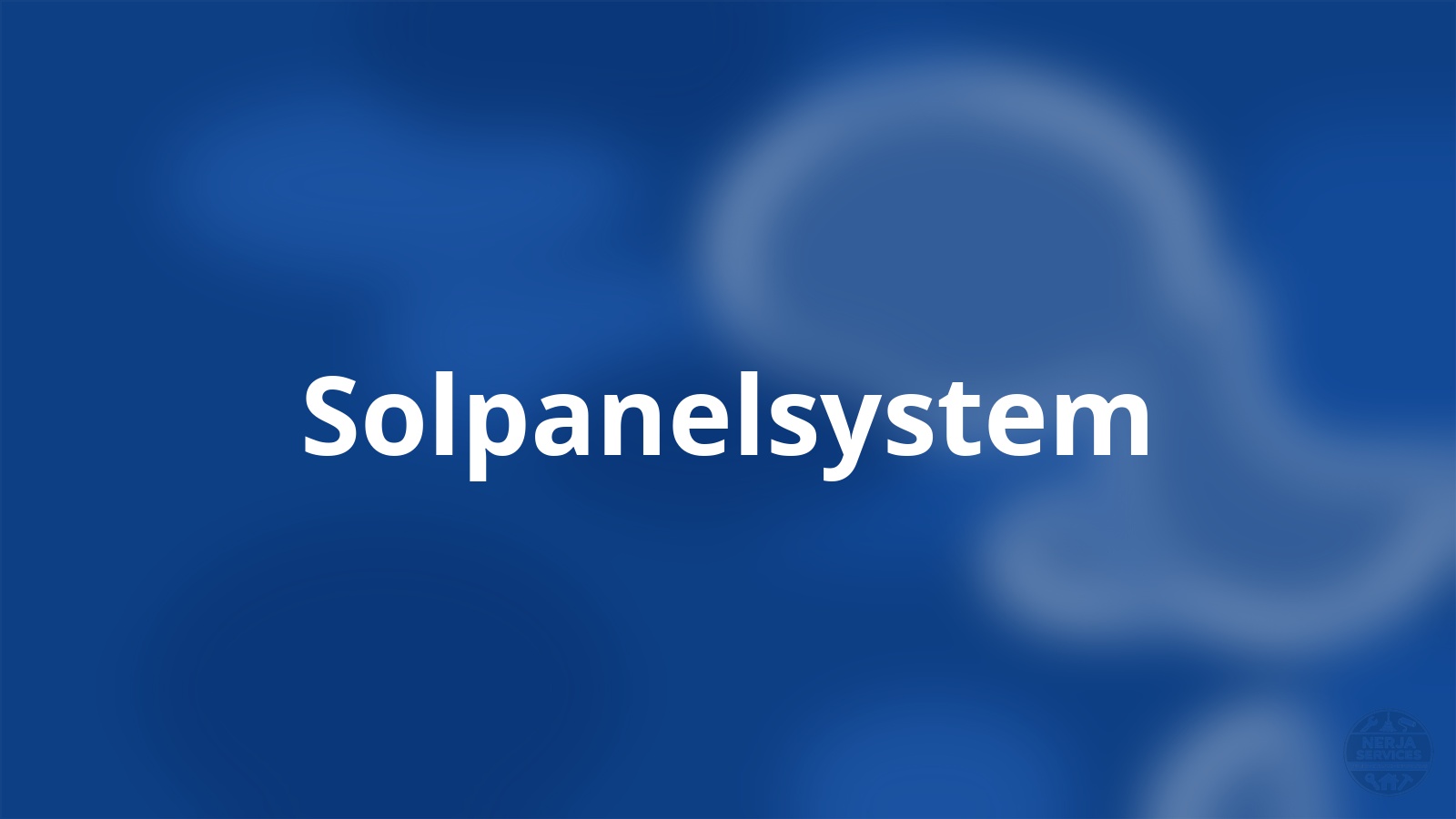 Solpanelsystem Nerja
